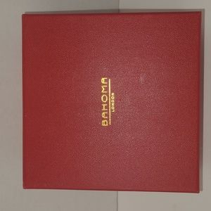 BAHOMA - London - Red (with gold letters) - GIFT BOX - empty box